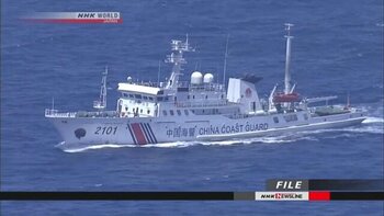 Japón denuncia la entrada de dos buques guardacostas chinos