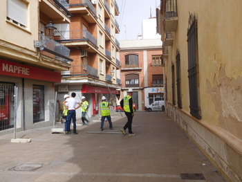 Empieza la obra de la plaza Ramón y Cajal de Villarrobledo