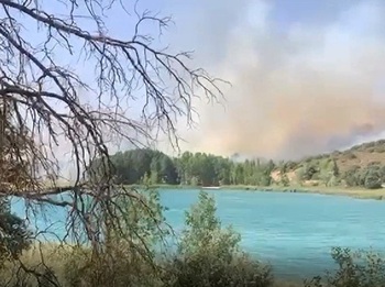 Controlan el incendio en las Lagunas de Ruidera