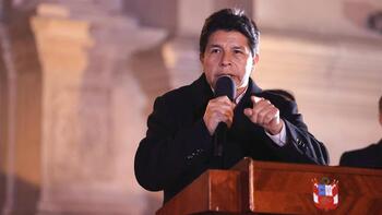 Castillo anuncia la disolución del Congreso peruano