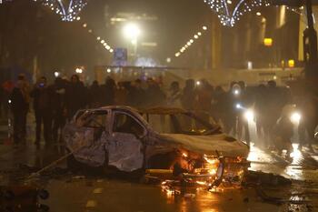 Disturbios callejeros tras el partido entre Bélgica y Marruecos