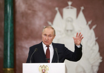 Putin dice que Ucrania se sentará a negociar 