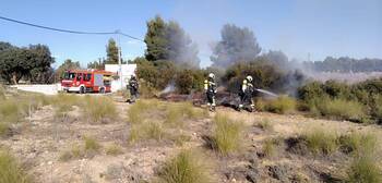 El riesgo de incendio forestal se dispara en Almansa