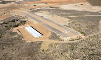 Una avioneta se sale de pista en el aeródromo de Pozo Cañada