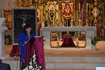 Ángela Castillo pregonó la Semana Santa rodense