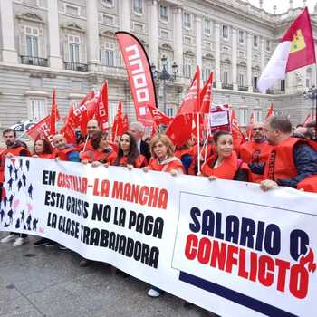 CCOO Albacete participa en la manifestación de Madrid