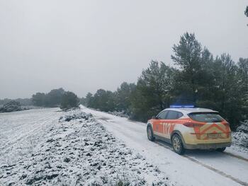 Abril comienza con nieve en cotas bajas en Albacete