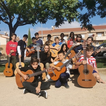 La Orquesta infantil de guitarras del Torrejón, en Chinchilla