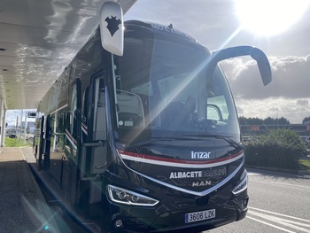 El Albacete regresa en autobús desde Gijón