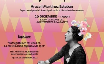 Araceli Martínez hablará sobre la conquista del voto femenino