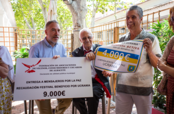 Mensajeros de la Paz recibe un donativo albacetense