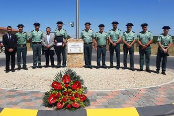 Ossa de Montiel homenajeó a la Guardia Civil