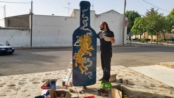 Alpera se llenó de color con los artistas urbanos