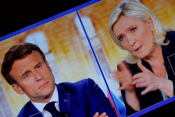 Macron acorrala a Le Pen por su dependencia de Putin