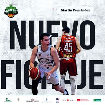 El base Martín Fernández se incorpora al Albacete Basket