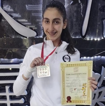 Paula García se llevó la plata en el Europeo de taekwondo