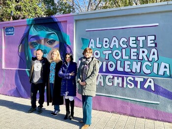 Inauguran un grafiti para erradicar la violencia de género