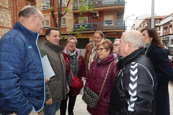 Serrano pide celeridad en obras del barrio del Pilar