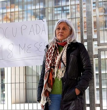 La mujer que hizo huelga de hambre anuncia más medidas presión