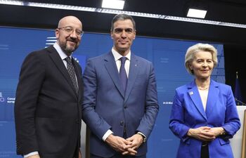 Sánchez defiende la presidencia española en el Consejo de la UE