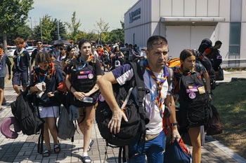 Evacúan a Scouts albacetenses  a Seúl por un tifón