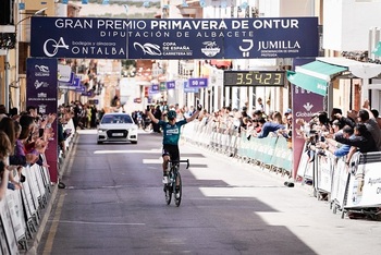 Diego Uriarte logró la victoria en el GP Primavera de Ontur
