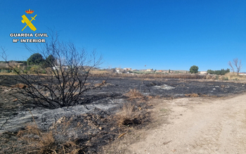 Investigan a dos personas por un incendio forestal en Tobarra