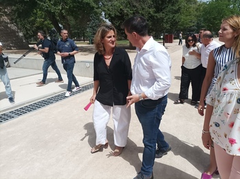 Teresa Ribera critica las políticas en materia de agua del PP