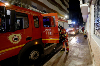 Un incendio quema al menos 15 chabolas en Albacete