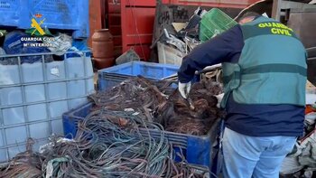 Desmantelan un grupo de robo de cableado de cobre en Albacete