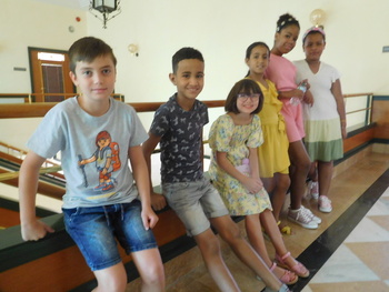 El alcalde recibió a los niños de los campamentos de Tinduf
