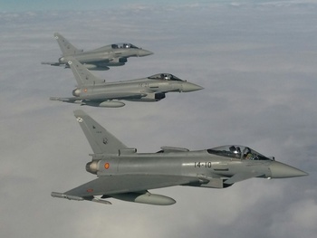 Los Eurofighter del Ala 14 participan en el Sirio 23