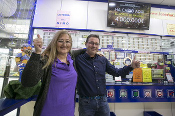 Reparten un millón de euros en el tercer premio de la Lotería
