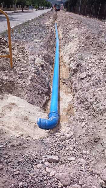 Una tubería llevará el agua de Sierra Oliva al depósito Grande