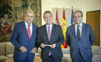 García-Page recibe al presidente del Consultivo