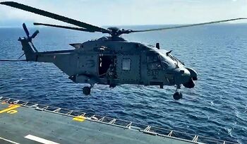 El NH90 de fabricación albacetense se adapta para su uso