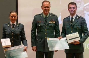 Premian a dos guardias civiles destinados en Montealegre
