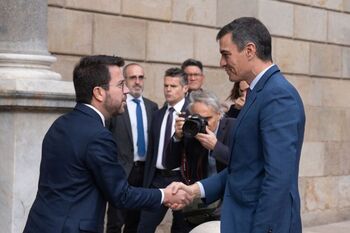 Aragonès insta a Sánchez a valorar su propuesta de referéndum