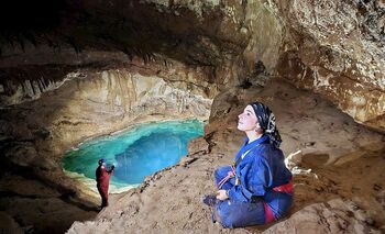 Descubren un quinto sector 'virgen' en la Cueva de los Chorros