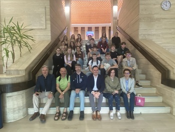 Alumnos daneses visitan el Ayuntamiento